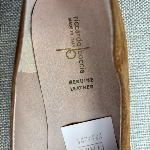 Riccardo Boccia genuine suede Flats size9.5 - Picture 2 of 11